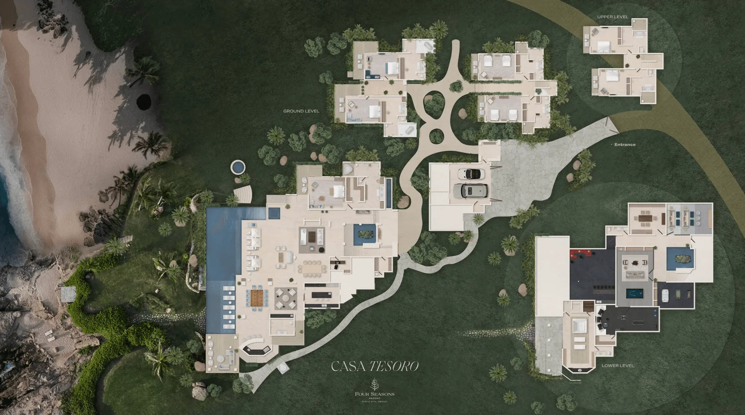 Four Seasons Punta Mita Casa Tesoro floor plan
